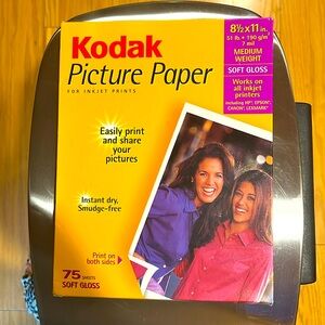 KODAK. Picture Paper. 75 Soft Gloss